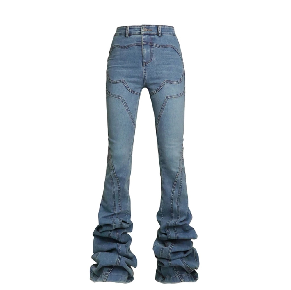 CFierce Folded stacked jeans Small Medium